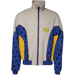 Dolce & Gabbana, Heren, Jassen, Veelkleurig, Maat: XL Poliester,