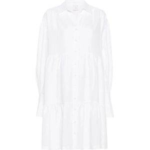 Eleventy, Dames, Jurken, Wit, Maat: XS Linnen,