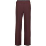 Zero - Rechte Broek - Rood - Dames - Polyester - Elastische Tailleband