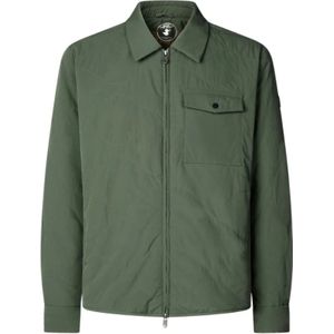 Save The Duck, Heren, Jassen, Groen, Maat: M Poliester,