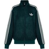 Adidas Originals, Dames, Sweatshirts & Hoodies, Groen, Maat: M Velours,