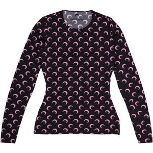 Marine Serre, Dames, Tops, Veelkleurig, Maat: S Tweed,