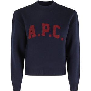 A.p.c., Dames, Truien, Blauw, Maat: S