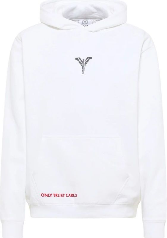 Carlo Colucci, Heren, Sweatshirts & Hoodies, Wit, Maat: XS Katoen,