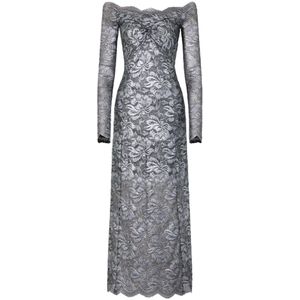 Rabanne, Dames, Jurken, Grijs, Maat: 2XS