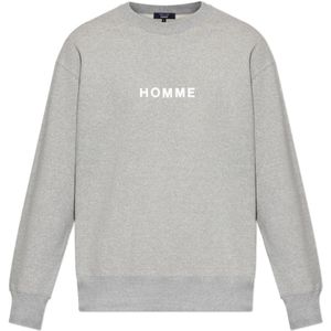 Comme des Garçons, Heren, Sweatshirts & Hoodies, Grijs, Maat: S Katoen,