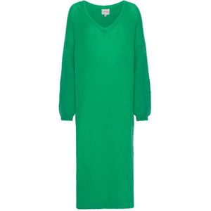 Americandreams, Dames, Jurken, Groen, Maat: ONE Size Wol,