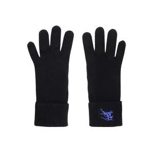 Burberry Cashmere Blend Handschoenen , Black , Heren , Maat: S