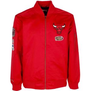 Mitchell & Ness, Heren, Sweatshirts & Hoodies, Rood, Maat: XL Katoen,