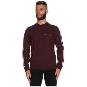 Armani Exchange, Heren, Sweatshirts & Hoodies, Rood, Maat: XL Wol,