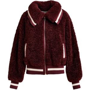 Kanpola mantel van imitatiebont voor dames, lang, imitatiebont, herfst, winter, warme bontjas met capuchon, elegante bontjas, winterjas, outwear met zak, blauw, XL