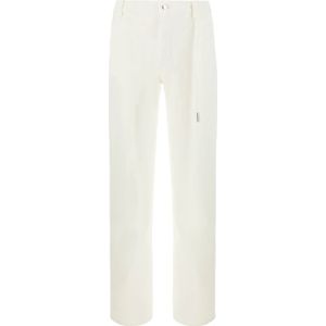 Ann Demeulemeester, Heren, Broeken, Beige, Maat: W29 Denim,