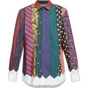 Moschino, Heren, Overhemden, Veelkleurig, Maat: L Katoen,
