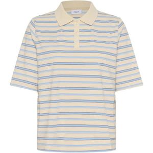 Saint Tropez, Dames, Tops, Beige, Maat: L Katoen,