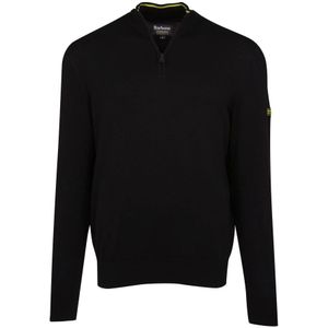 Barbour, Heren, Sweatshirts & Hoodies, Zwart, Maat: L Katoen,