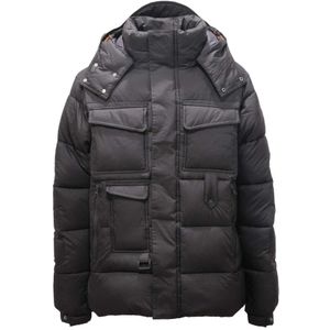 Save The Duck, Heren, Jassen, Zwart, Maat: XL Nylon,