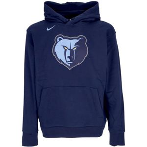 Nike, Heren, Sweatshirts & Hoodies, Blauw, Maat: XL Fleece,