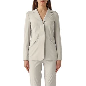 Max Mara, Dames, Jassen, Grijs, Maat: M Jersey,