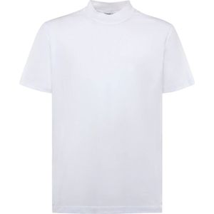 Dondup, Heren, Tops, Wit, Maat: M Katoen,