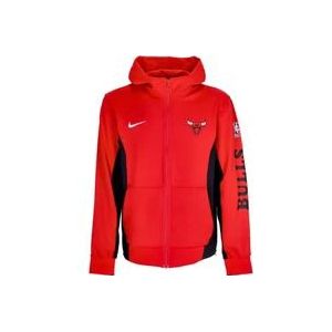 Nike NBA Showtime Tracksuit Jacket , Red , Heren , Maat: M