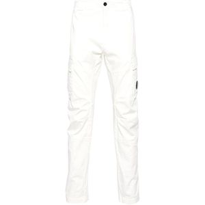 C.p. Company, Heren, Jeans, Wit, Maat: 4XL Katoen,