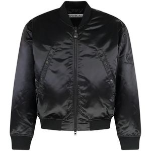 Acne Studios, Heren, Jassen, Zwart, Maat: L Nylon,