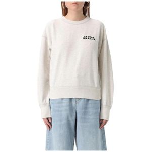 Isabel Marant, Dames, Sweatshirts & Hoodies, Grijs, Maat: 2XS Katoen,