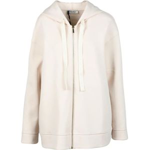 Max Mara, Dames, Sweatshirts & Hoodies, Beige, Maat: XL Katoen,