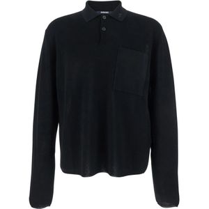 Jacquemus, Heren, Tops, Zwart, Maat: L Katoen,
