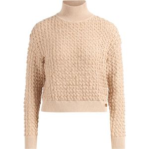 Elisabetta Franchi, Dames, Truien, Beige, Maat: L Acryl,