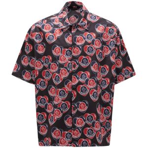 Moncler, Heren, Overhemden, Veelkleurig, Maat: M Katoen,