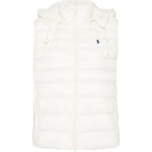 Ralph Lauren - Gewatteerde Bodywarmer - Wit - Waterafstotend