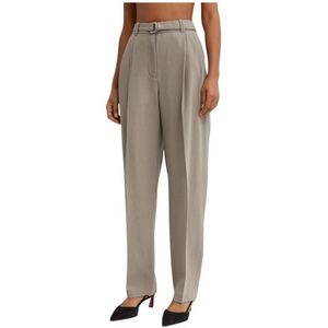 3.1 Phillip Lim, Dames, Broeken, Grijs, Maat: S Linnen,
