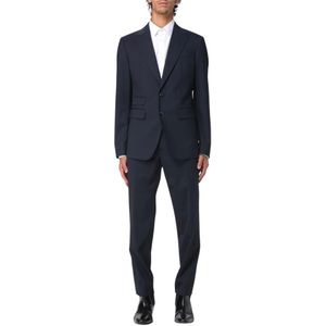 Dsquared2, Heren, Pakken, Blauw, Maat: 2XL