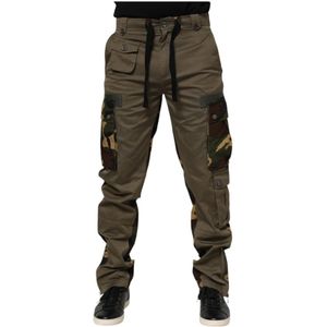 Dolce & Gabbana, Heren, Broeken, Bruin, Maat: S