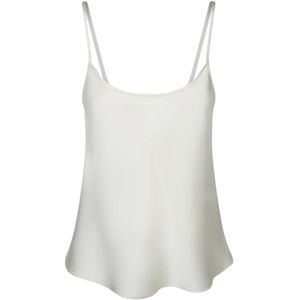 Blanca Vita, Dames, Tops, Wit, Maat: XS Zijde,