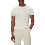 Calvin Klein - T-shirt - Wit - Katoen/Elastaan - Ronde Halslijn