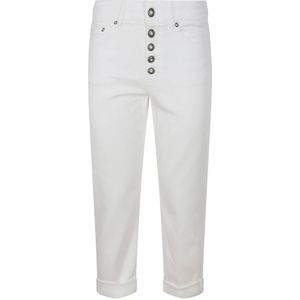 Dondup, Dames, Broeken, Wit, Maat: W30 Katoen,