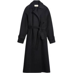 Vanessa Bruno, Dames, Mantels, Blauw, Maat: M Wol,