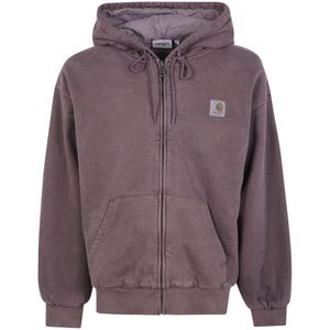 Carhartt Wip, Heren, Sweatshirts & Hoodies, Bruin, Maat: M Katoen,
