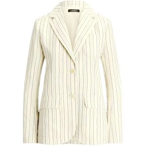 Ralph Lauren, Dames, Jassen, Beige, Maat: M Leer,