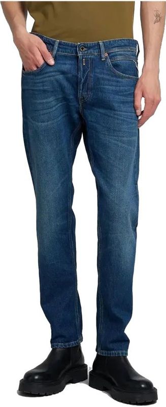 Replay, Heren, Jeans, Blauw, Maat: W40 Katoen,