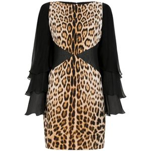 Roberto Cavalli, Dames, Jurken, Bruin, Maat: M