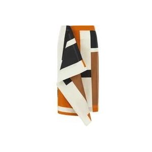 Fendi Midi Skirts , Multicolor , Dames , Maat: XS