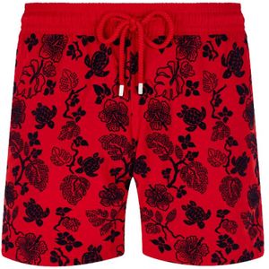 Vilebrequin, Heren, Badkleding, Rood, Maat: 2XL Poliester,