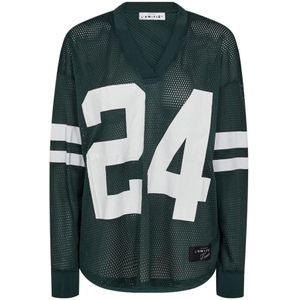 Haute L'Amitié - Sporty Drift Number - T-shirt - Groen - Dames