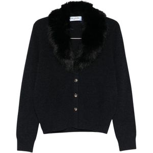 Blugirl, Dames, Jassen, Zwart, Maat: S