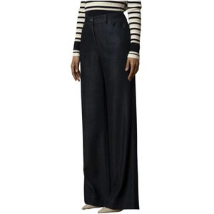 Kocca, Dames, Broeken, Blauw, Maat: 2XS Denim,