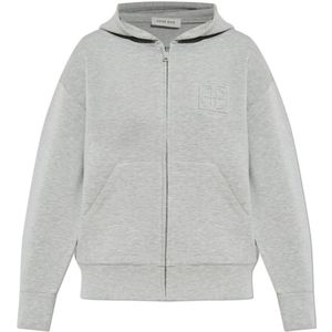Anine Bing, Dames, Sweatshirts & Hoodies, Grijs, Maat: XS Leer,