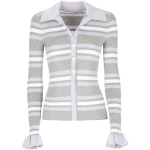 Self Portrait, Dames, Truien, Grijs, Maat: S